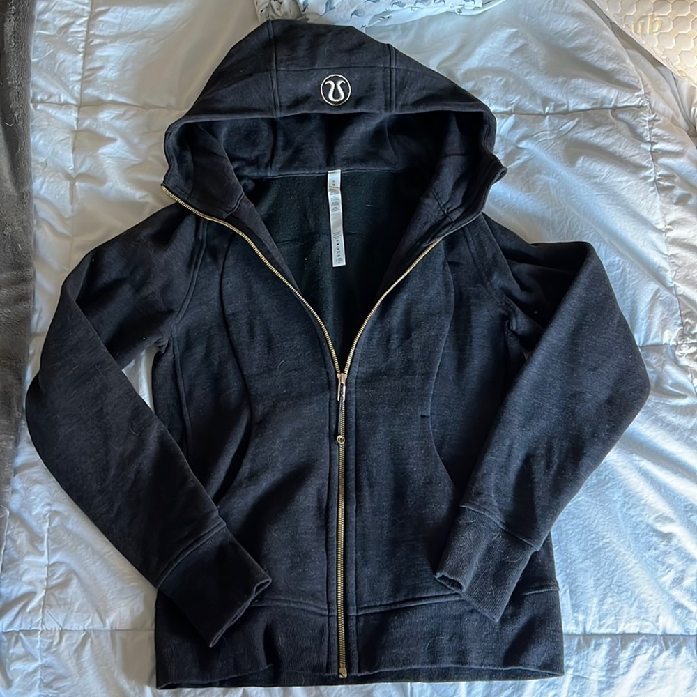 Grey Lululemon Scuba Hoodie